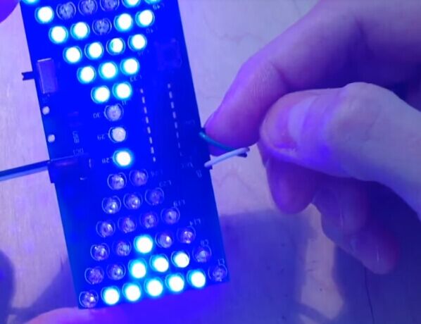 Kit de Eletrónica LED DIY - Ampulheta